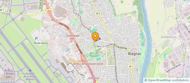 localisation de l'entreprise MADAME MELINDA FERRAH  BLAGNAC