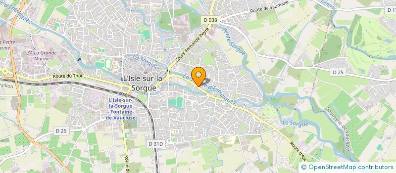 localisation de l'entreprise MADAME MELINDA FOUCRIER  L'ISLE-SUR-LA-SORGUE