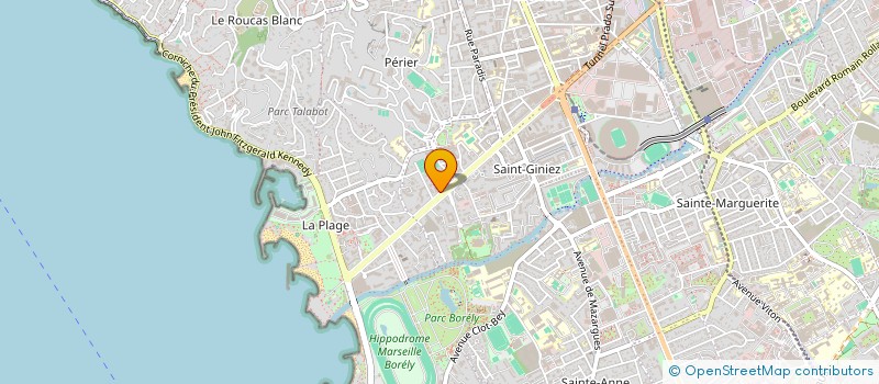 localisation de l'entreprise MADAME MELINDA GAGLIOTI  MARSEILLE