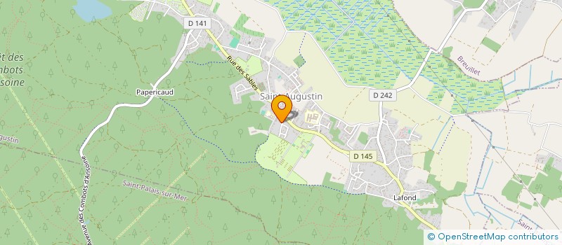 localisation de l'entreprise MADAME MELINDA GENTILHOMME  SAINT-AUGUSTIN