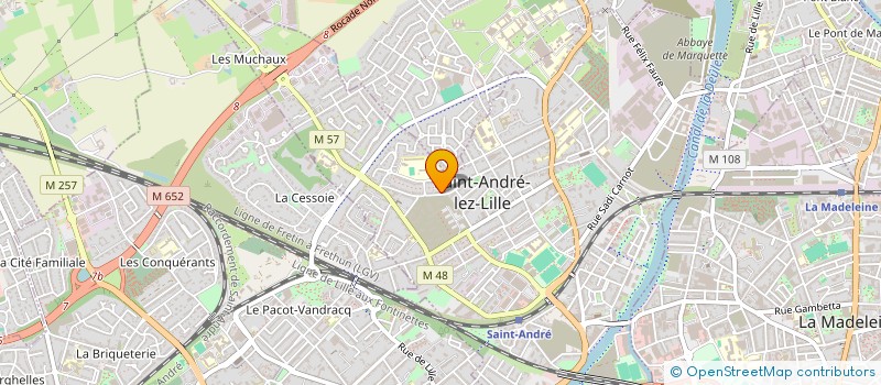 localisation de l'entreprise MADAME MELINDA GEORGE à SAINT-ANDRE-LEZ-LILLE