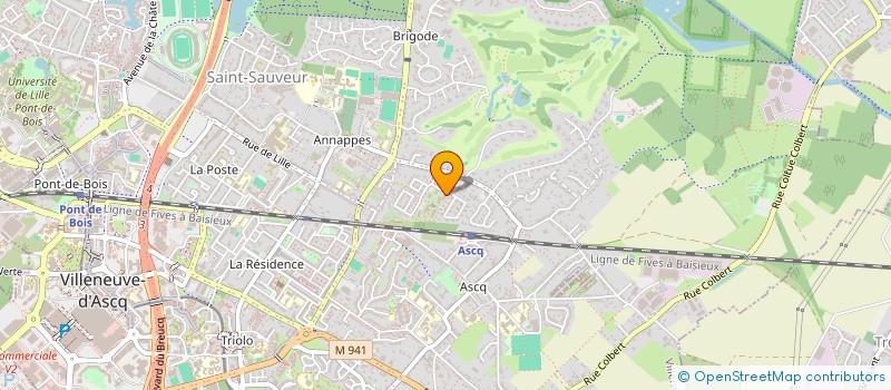 localisation de l'entreprise MADAME MELINDA GHYS à VILLENEUVE-D'ASCQ