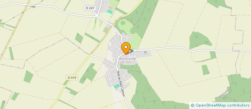 localisation de l'entreprise MADAME MELINDA GONCALVES AMORIM  ALLONVILLE
