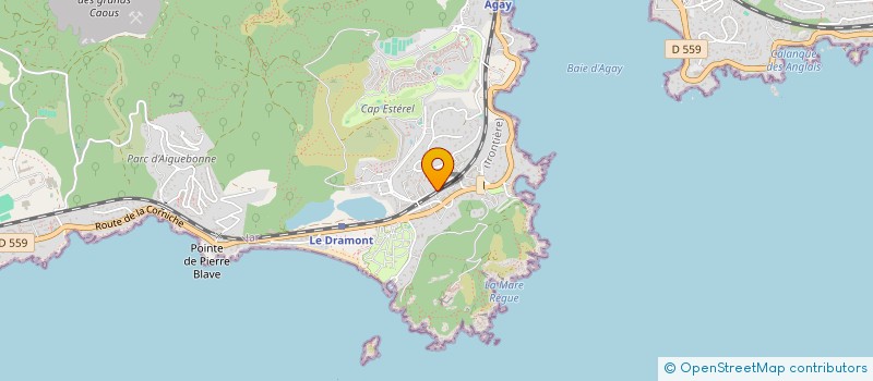 localisation de l'entreprise MADAME MELINDA HERBAUT  SAINT-RAPHAEL