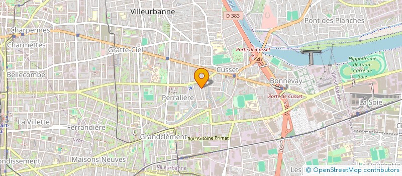 localisation de l'entreprise MADAME MELINDA KRAIEM  VILLEURBANNE