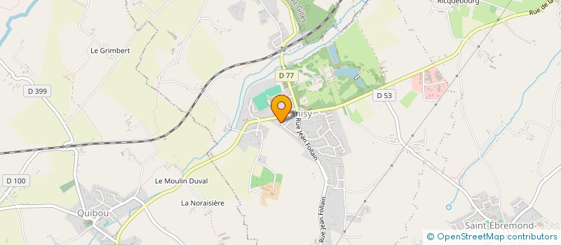 localisation de l'entreprise MADAME MELINDA LECOT  CANISY