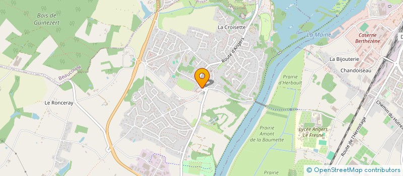 localisation de l'entreprise MADAME MELINDA LONGEPEE  BOUCHEMAINE