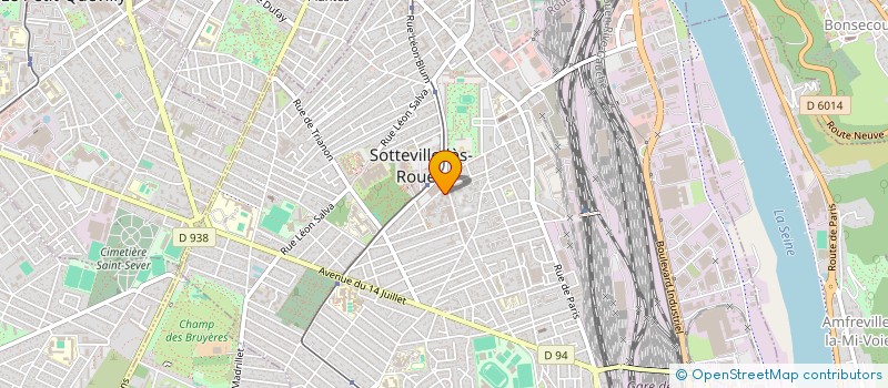 localisation de l'entreprise MADAME MELINDA MARECHAL  SOTTEVILLE-LES-ROUEN