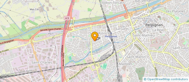 localisation de l'entreprise MADAME MELINDA MARTINEZ  PERPIGNAN