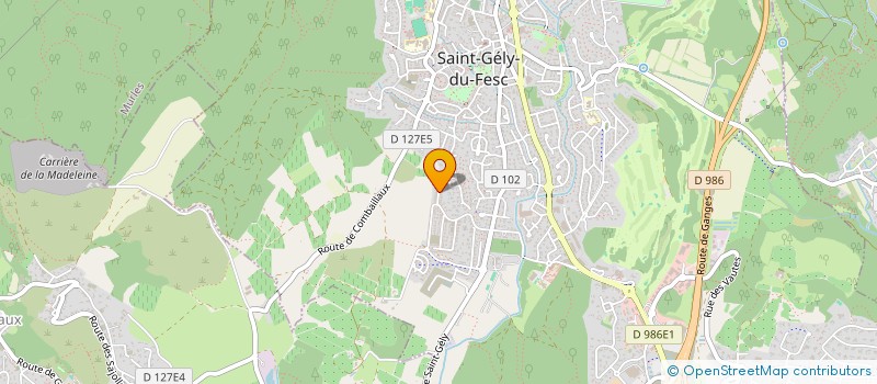 localisation de l'entreprise MADAME MELINDA MICHALAK  SAINT-GELY-DU-FESC