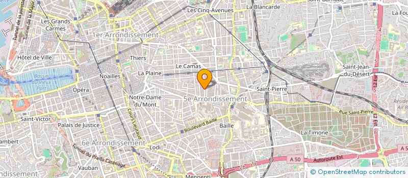 localisation de l'entreprise MADAME MELINDA MILON DE PEILLON à MARSEILLE