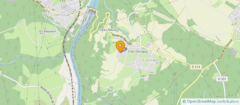 localisation de l'entreprise MADAME MELINDA MIRANDA  FRANCLENS