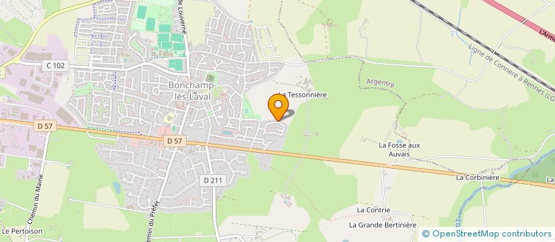 localisation de l'entreprise MADAME MELINDA MONGONDRY à BONCHAMP-LES-LAVAL