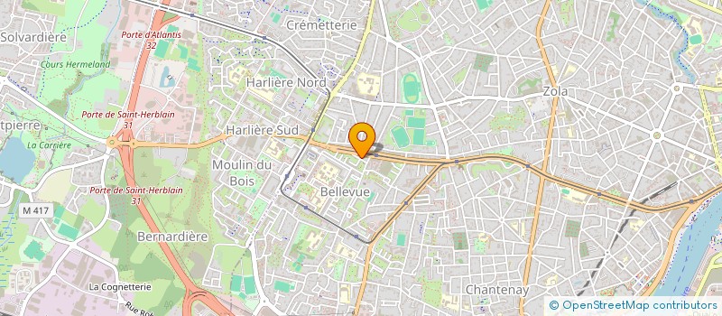 localisation de l'entreprise MADAME MELINDA MOREAU à NANTES