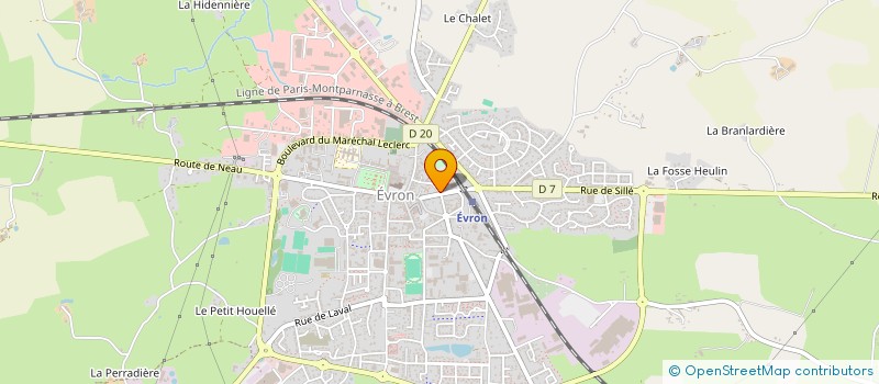 localisation de l'entreprise MADAME MELINDA MORTIER  EVRON