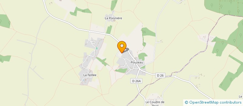 localisation de l'entreprise MADAME MELINDA PENNETAULT  SAINT-SAUVANT