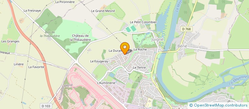 localisation de l'entreprise MADAME MELINDA PERIER à MONTREUIL-JUIGNE