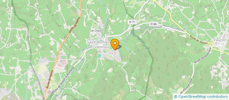 localisation de l'entreprise MADAME MELINDA POTTIER  LA PENNE-SUR-L'OUVEZE