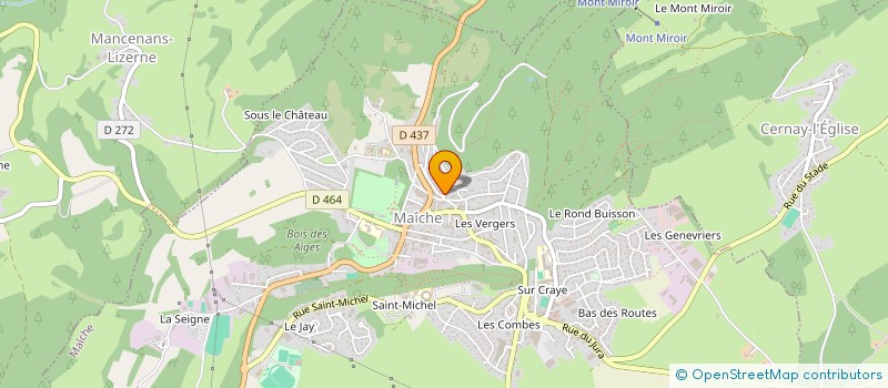 localisation de l'entreprise MADAME MELINDA PRAIRIAL  MAICHE