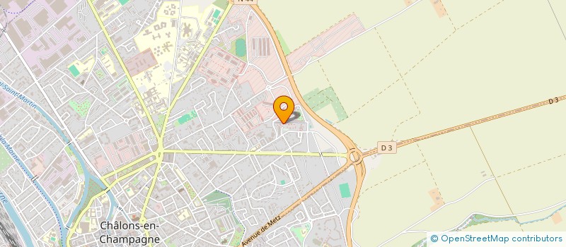 localisation de l'entreprise MADAME MELINDA SAINT-JEAN  CHALONS-EN-CHAMPAGNE