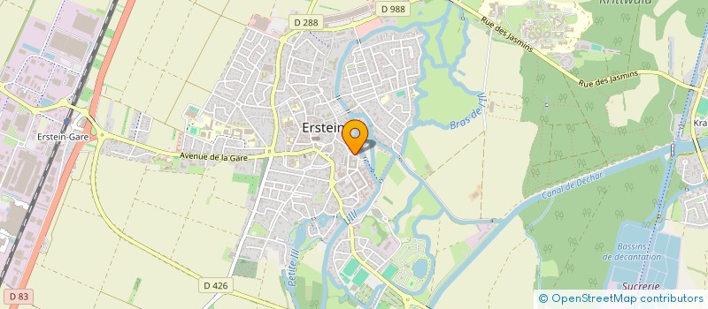 localisation de l'entreprise MADAME MELINDA SIMON  ERSTEIN