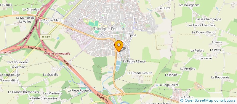localisation de l'entreprise MADAME MELINDA SOLLIER à THORIGNE-FOUILLARD