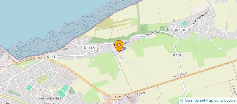 localisation de l'entreprise MADAME MELINDA TEINTURIER  PETIT-CAUX