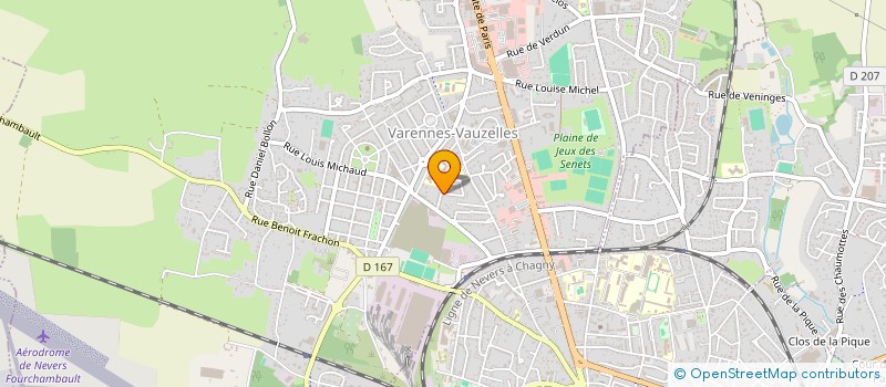 localisation de l'entreprise MADAME MELINDA THAMBIAH  VARENNES-VAUZELLES