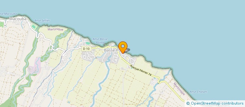 localisation de l'entreprise MADAME MELINDA ZAMON  BASSE-POINTE