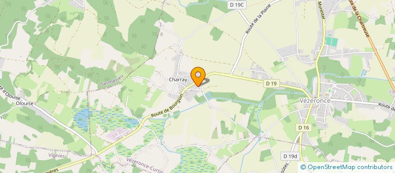 localisation de l'entreprise MADAME MELINDA ZIMMER  VEZERONCE-CURTIN