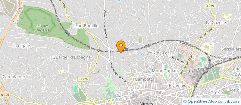 localisation de l'entreprise MADAME MELINE BEAUDEQUIN  NIMES