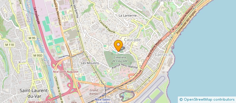 localisation de l'entreprise MADAME MELINE BEAUDOIN à NICE