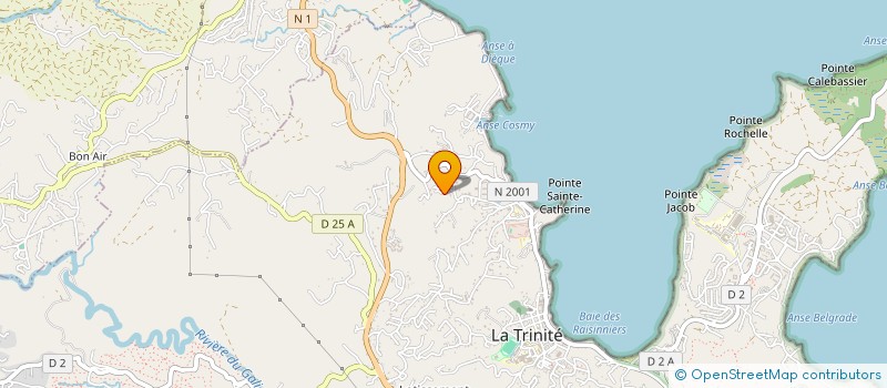 localisation de l'entreprise MADAME MELINE BELLEMARE  TRINITE