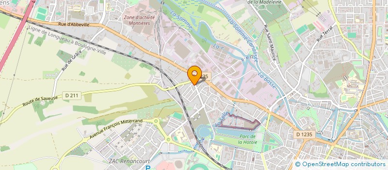 localisation de l'entreprise MADAME MELINE BERTIN  AMIENS