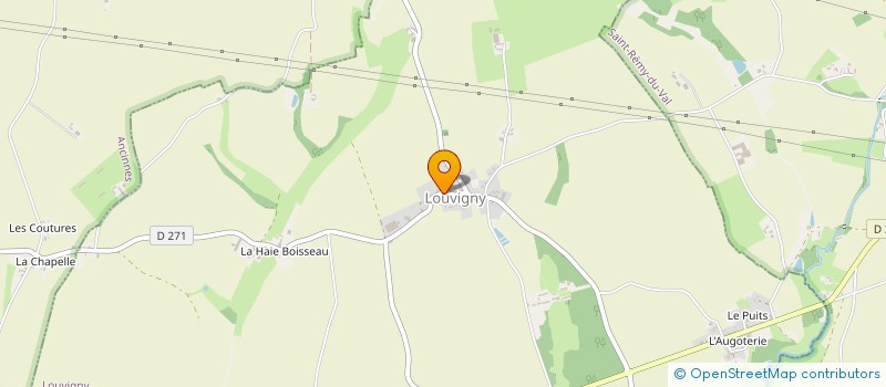 localisation de l'entreprise MADAME MELINE BUTET  LOUVIGNY