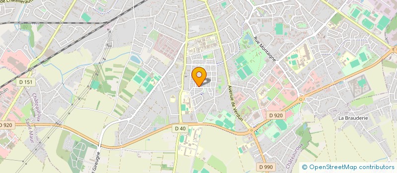 localisation de l'entreprise MADAME MELINE CHASSAGNOL à CHATEAUROUX