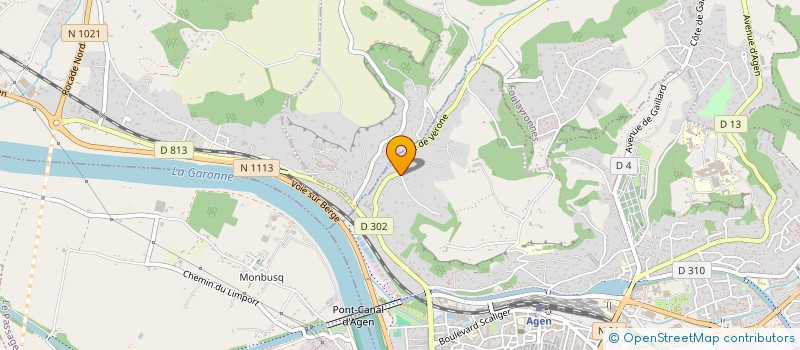 localisation de l'entreprise MADAME MELINE CNOCKAERT TEULIER  AGEN