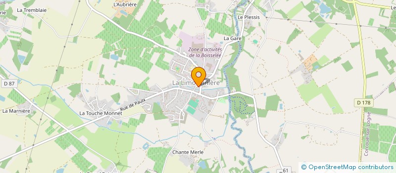 localisation de l'entreprise MADAME MELINE DA SILVA  LES HERBIERS