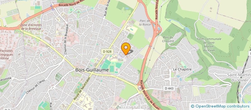 localisation de l'entreprise MADAME MELINE DANIEL à BOIS-GUILLAUME