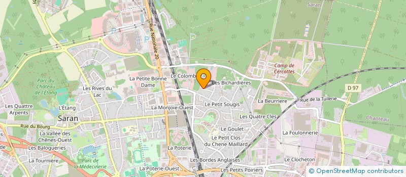 localisation de l'entreprise MADAME MELINE DOISY à SARAN