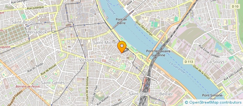 localisation de l'entreprise MADAME MELINE ENGERBEAU  BORDEAUX