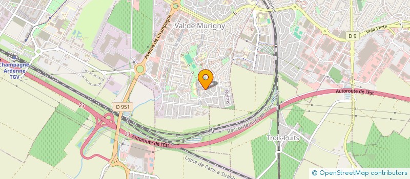 localisation de l'entreprise MADAME MELINE GAILLET  REIMS