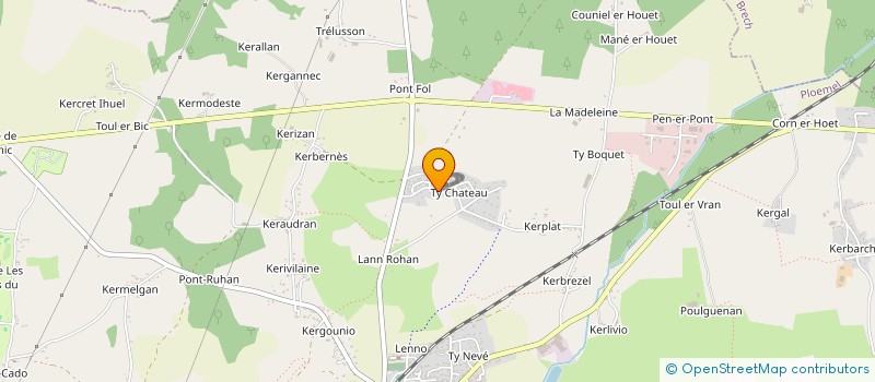 localisation de l'entreprise MADAME MELINE GANGINI  PLOEMEL