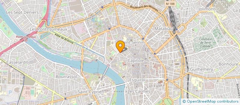 localisation de l'entreprise MADAME MELINE GUENACHI  TOULOUSE