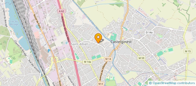 localisation de l'entreprise MADAME MELINE HENNEQUIN  LESPINASSE