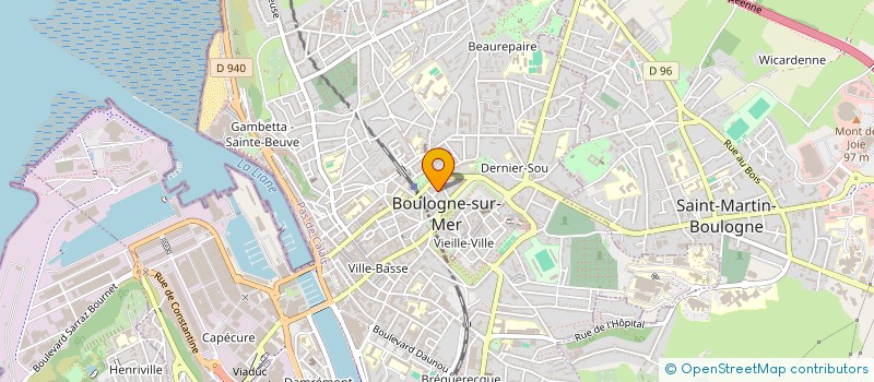 localisation de l'entreprise MADAME MELINE LASSALLE à BOULOGNE-SUR-MER