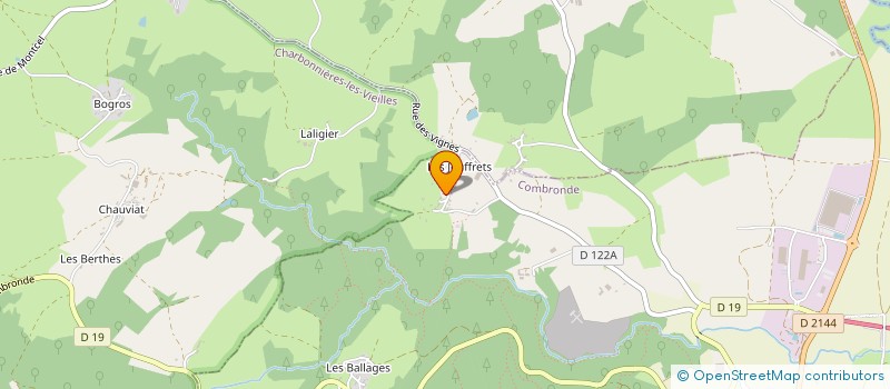 localisation de l'entreprise MADAME MELINE LAURENT  COMBRONDE