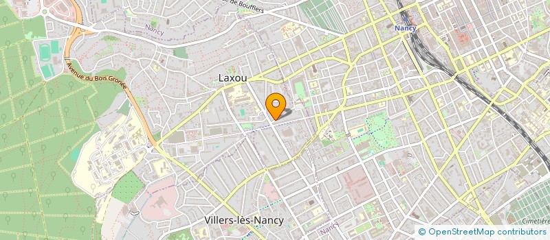 localisation de l'entreprise MADAME MELINE MOUGEOLLE  LAXOU