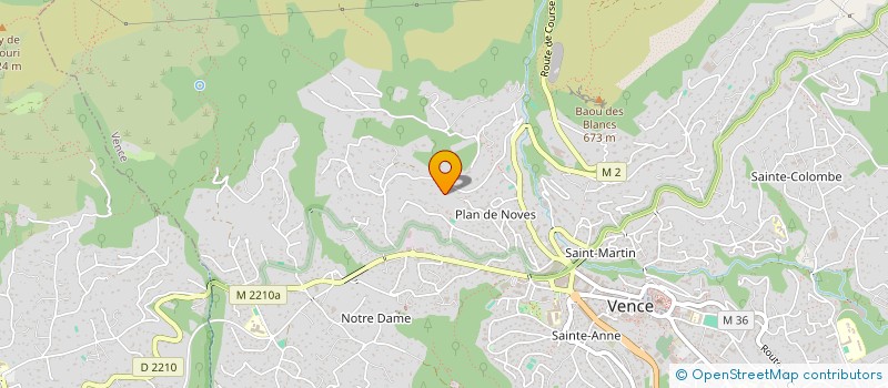 localisation de l'entreprise MADAME MELINE PALANQUE à VENCE