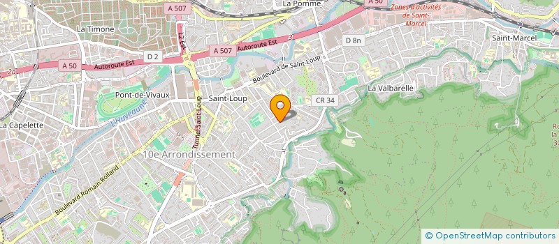 localisation de l'entreprise MADAME MELINE PANAGIOTOPOULOS  MARSEILLE